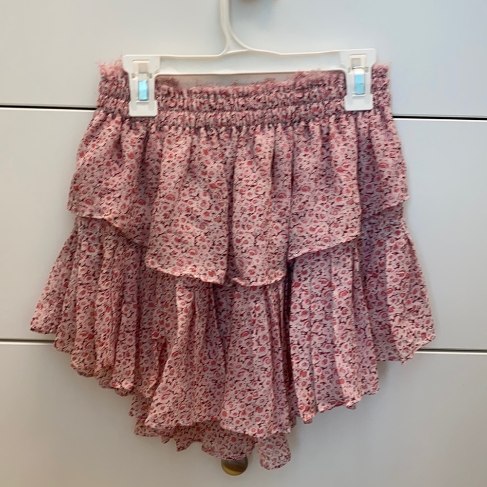 loveshackfancy mini skirt